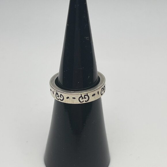 Gucci Sterling Silver Ghost Motif Ring, Size 4.5 - Preowned - Picture 4 of 9